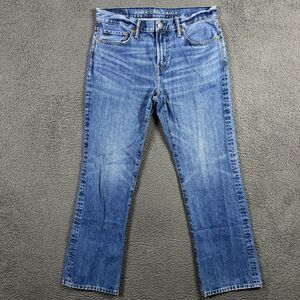 American Eagle Jeans Mens 32x30 Blue Classic Bootcut Medium Wash Stretch Denim